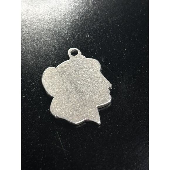 RARE Pair Of US Silver Cut-Out Coins . Morgan Dollar And Walking Liberty Jewelry - Picture 16 of 16